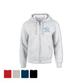 ZIPPERED HOODED SWEATSHIRT - Imprinted - 1 or 2 colours
