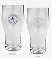 CAPTAINS BEER GLASS 18oz - Etched