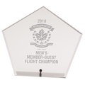 CANTEBURY HEXAGON TROPHY 7" Etched